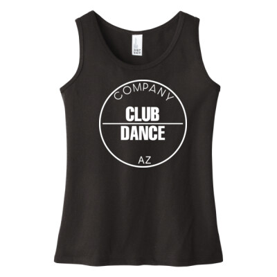 Girls Tank with white logo Thumbnail