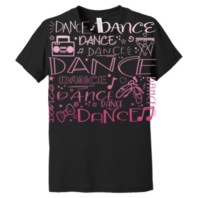 Dance collage youth shirt Thumbnail